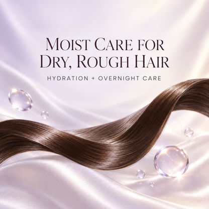hiritu MOIST — hydration and overnight care for dry, rough hair