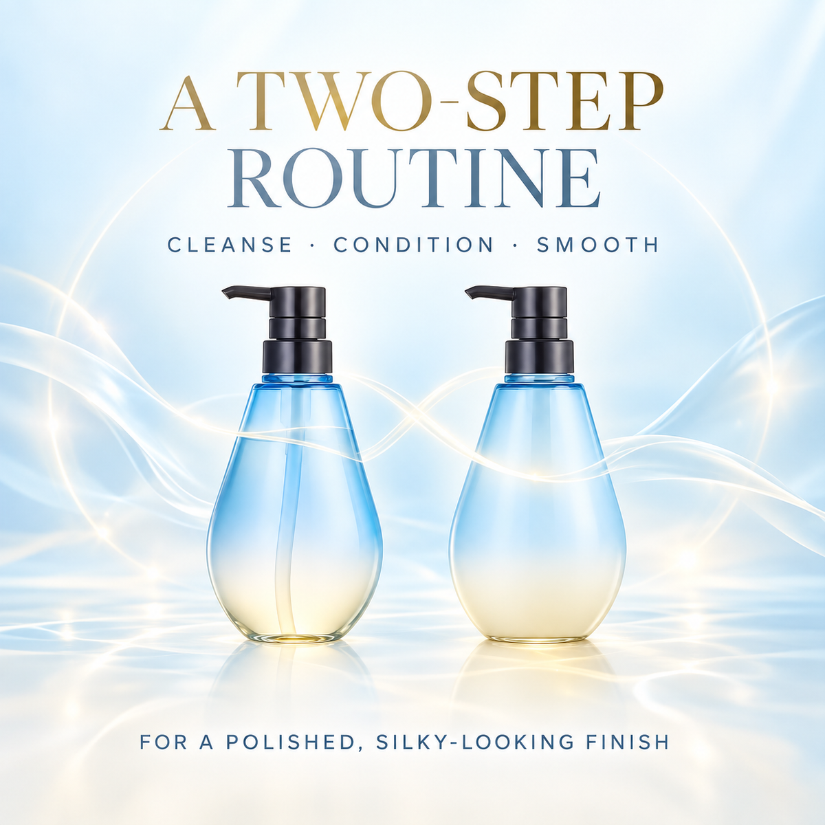 hiritu SMOOTH — shampoo and treatment two-step routine