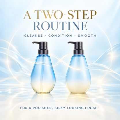 hiritu SMOOTH — shampoo and treatment two-step routine