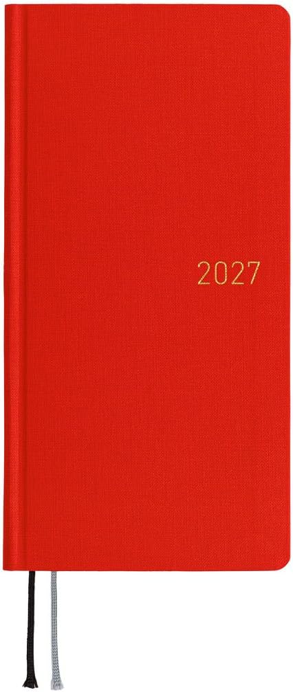 2027 Hobonichi Weeks English Edition — Colors / Poppy Red