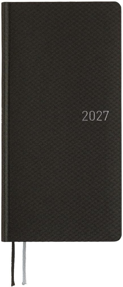 2027 Hobonichi Weeks English Edition — Paper Series / Black Argyle