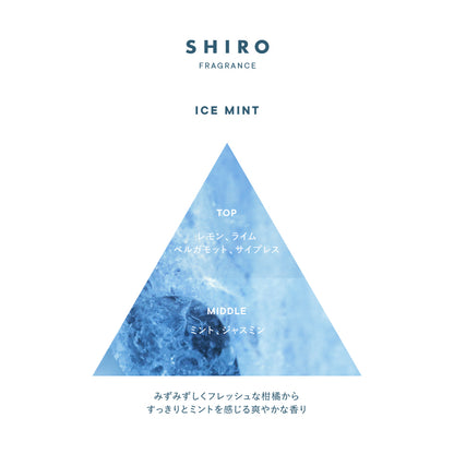 SHIRO Ice Mint Body Mist Extra Cool | 3.5x Menthol | 80mL | Limited Edition | Made in Japan