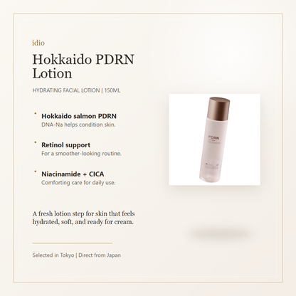 idio Hokkaido PDRN Lotion 150mL elegant overview
