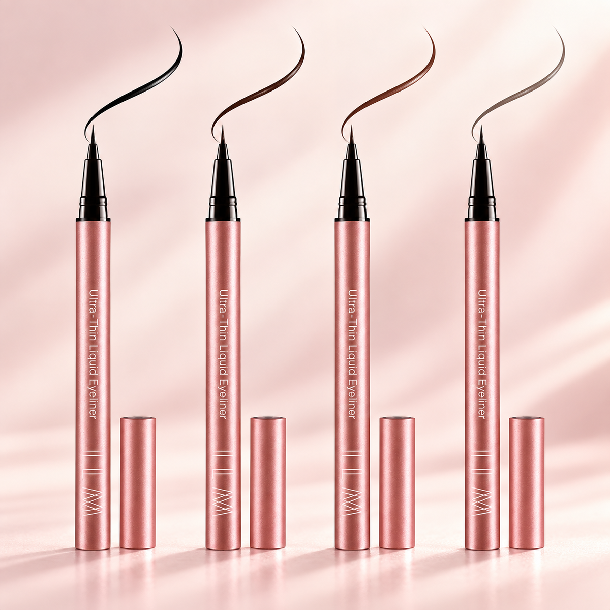 ILM Ultra-Thin 0.01mm Liquid Eyeliner in four shades