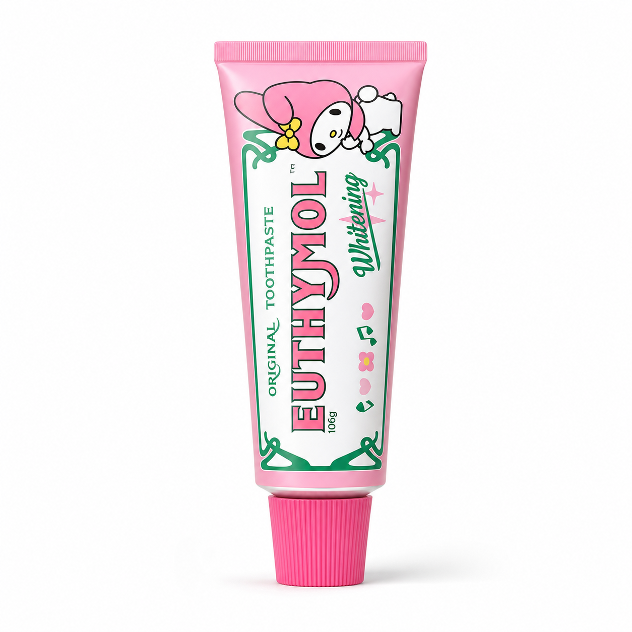 EUTHYMOL White Pink My Melody limited edition toothpaste, front packshot