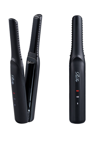 ReFa FINGER IRON ST cordless mini hair iron in Black