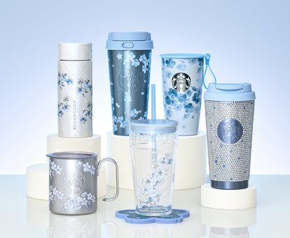 Starbucks SAKURA2026 Bottle 473ml Air Blue Stainless Steel TO GO - Spring Limited Design, Gift