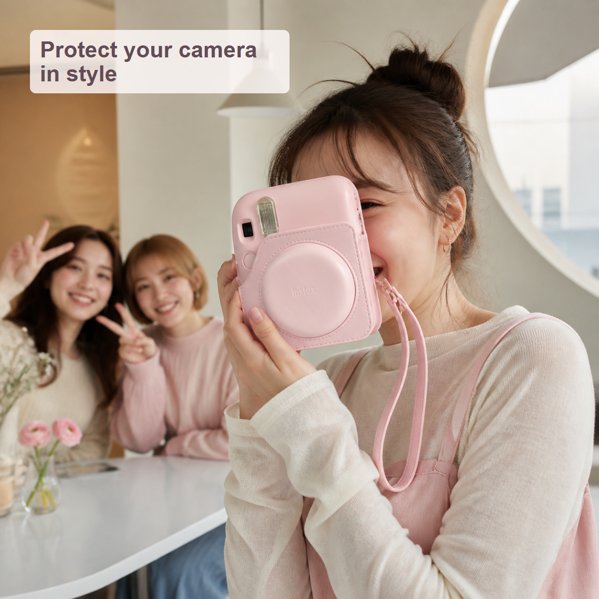 FUJIFILM instax mini 13 camera case lifestyle image