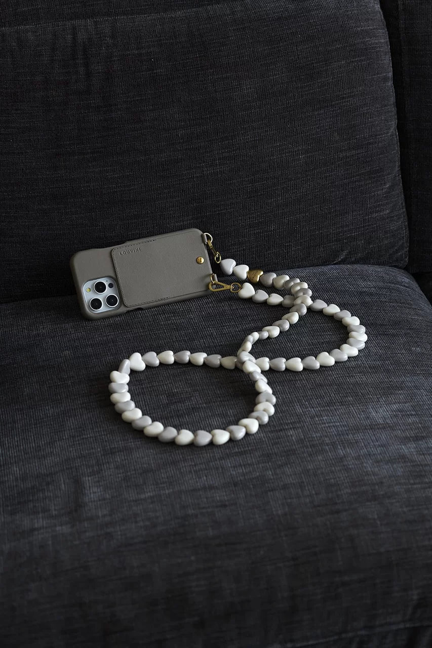 Louvini Paris CUORE Heart Smartphone Chain | Japan-Exclusive Colours
