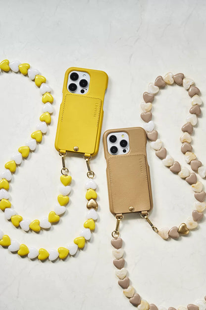 Louvini Paris CUORE Heart Smartphone Chain | Japan-Exclusive Colours