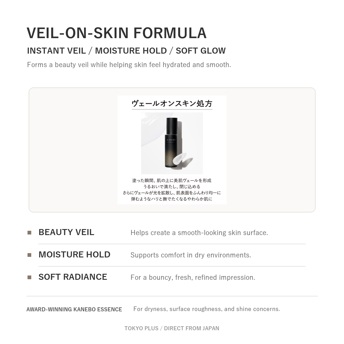 KANEBO On Skin Essence V veil-on-skin formula image