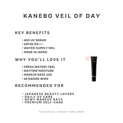 KANEBO Veil of Day key benefits from Tokyo Plus