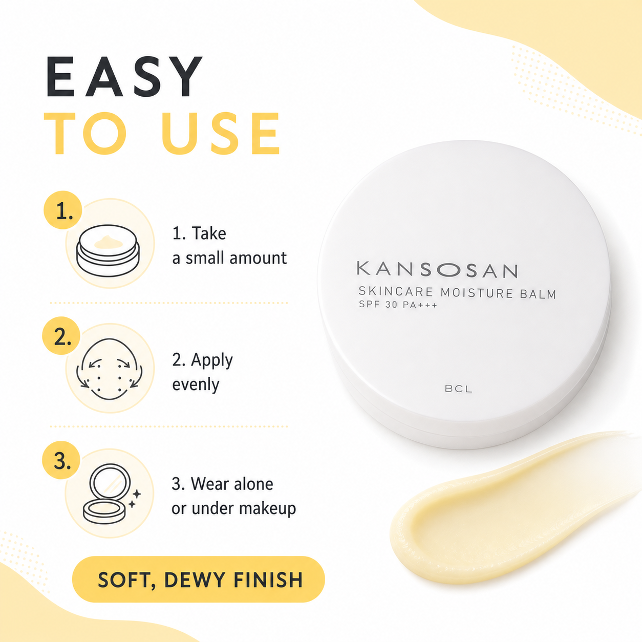 KANSOSAN moisture balm how to use