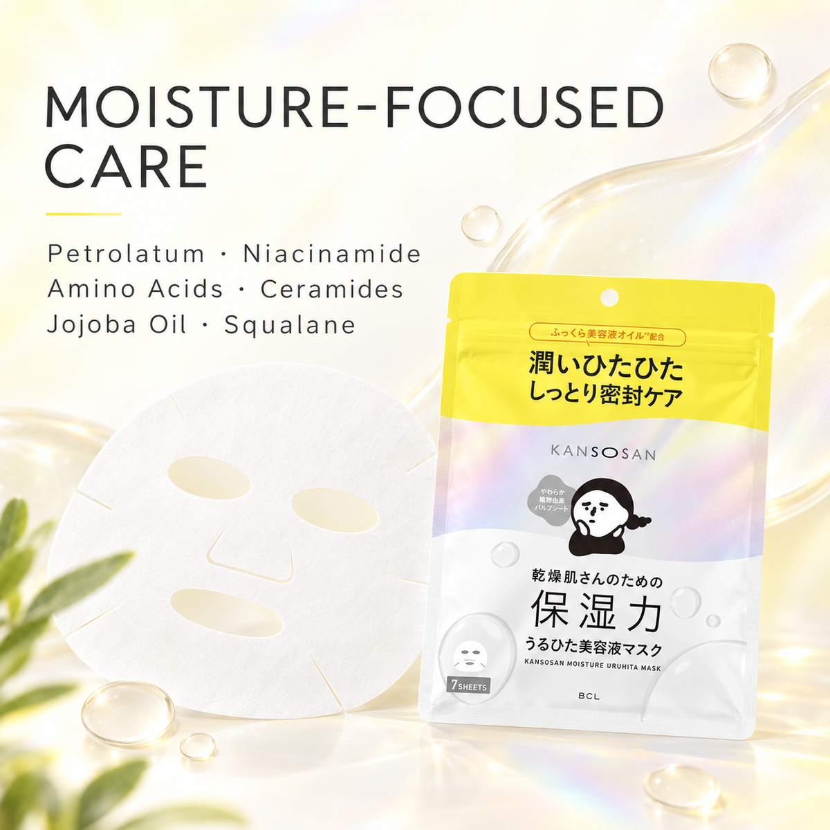 KANSOSAN Moisture Uruhita Mask moisturiser ingredients