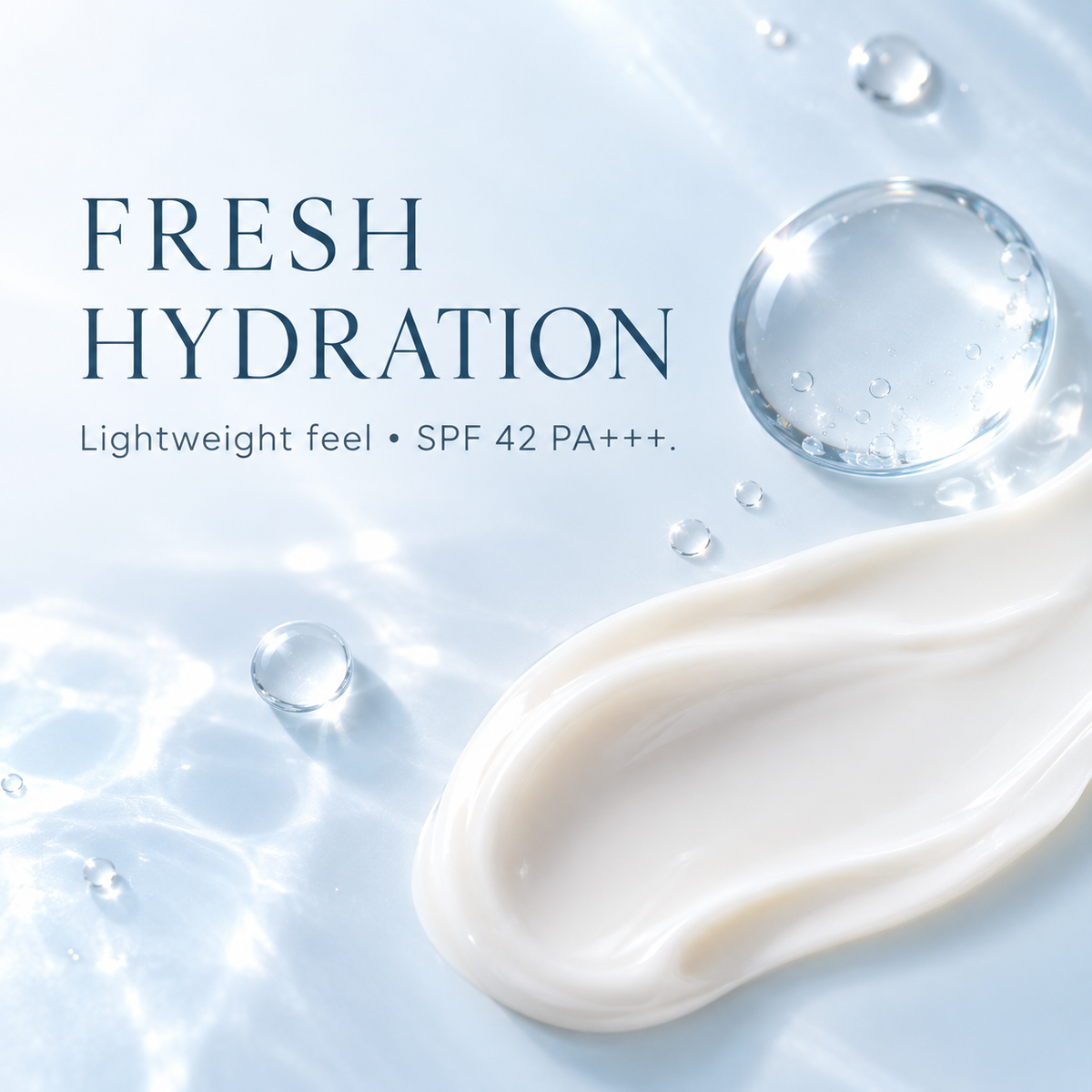 Water Moisture Base fresh hydration and SPF 42 PA+++