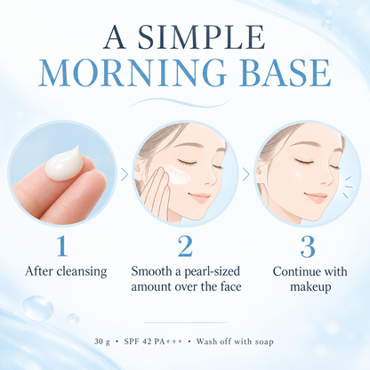 How to use KANSOSAN Water Moisture Skincare Base