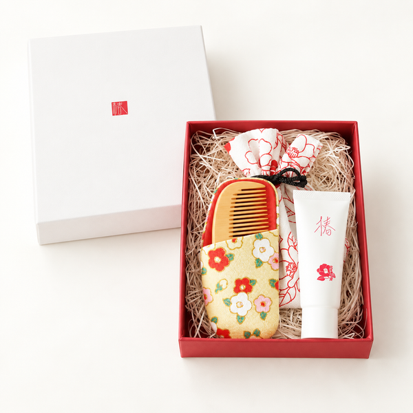 Kazurasei set96 gift set in yellow floral case