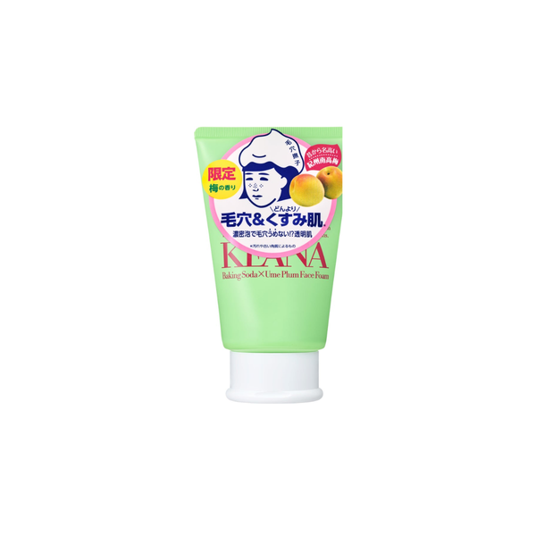 Keana Nadeshiko Kishu Nanko Ume Baking Soda Face Foam 100g on white background