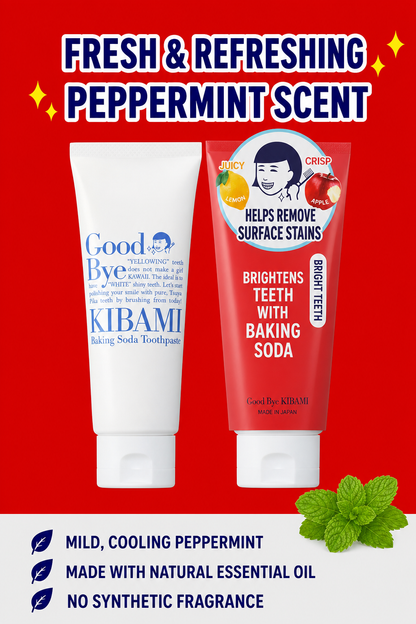 Good Bye KIBAMI toothpaste — peppermint scent