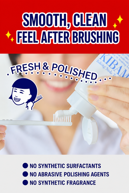 Good Bye KIBAMI toothpaste — smooth clean feel