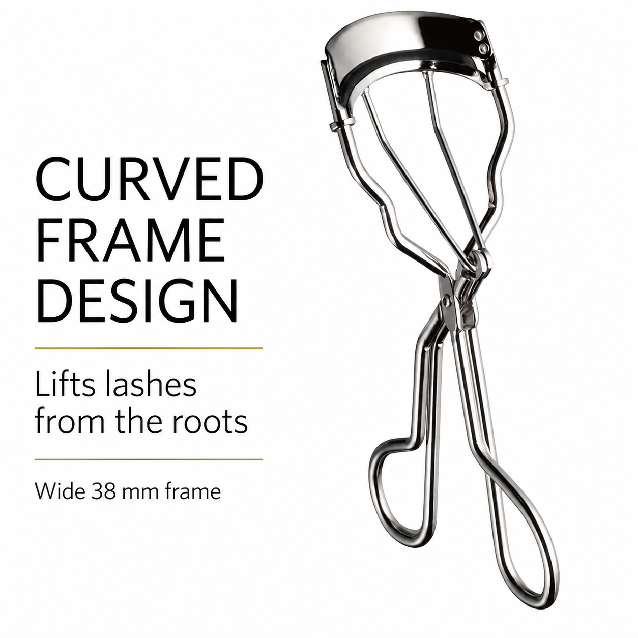 English curved frame design and lash lift image