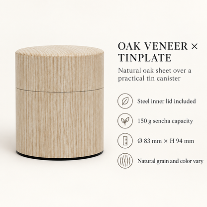 Nuku Mori Oak materials and dimensions in English