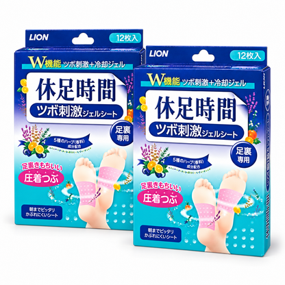 Two retail boxes 24 cooling gel sheets