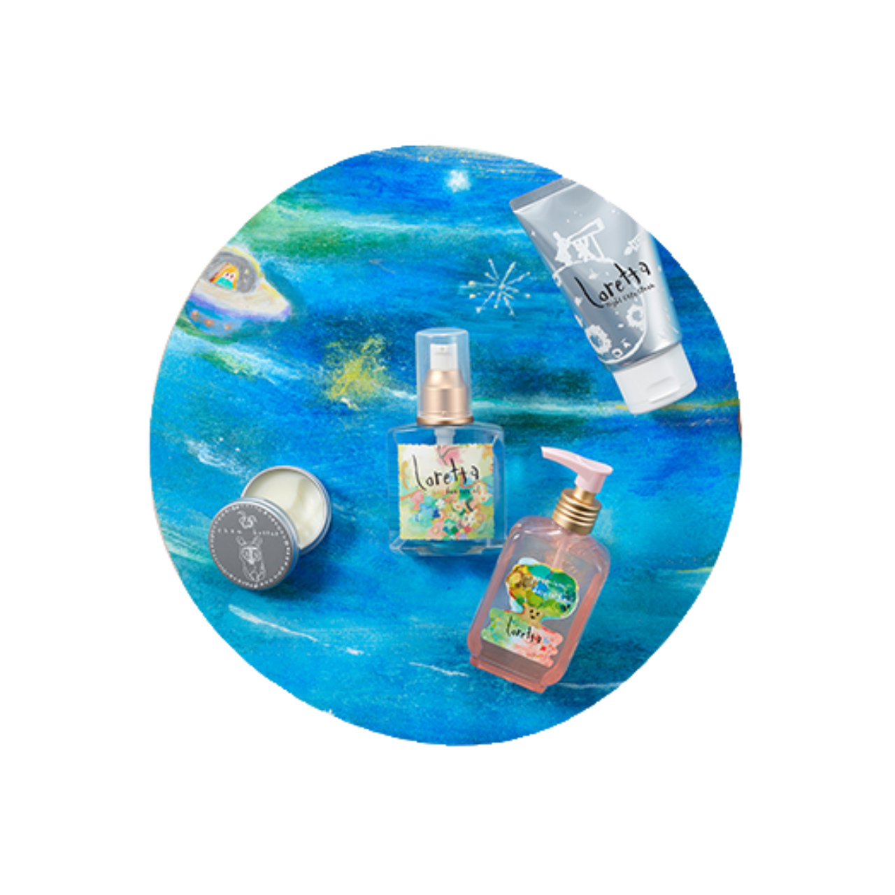 LORETTA Base Care Oil 120mL rose scented leave-in treatment