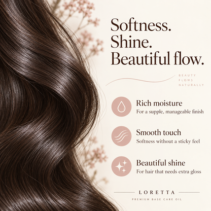Rich moisture, smooth touch and shine benefits