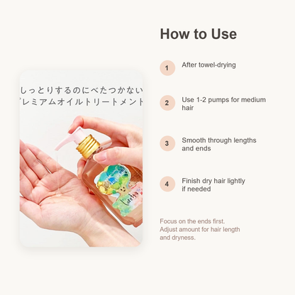 LORETTA Premium Base Care Oil 100mL how to use