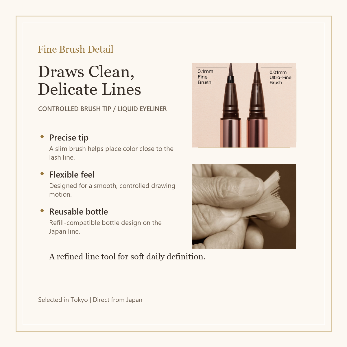 Love Liner Liquid fine brush detail