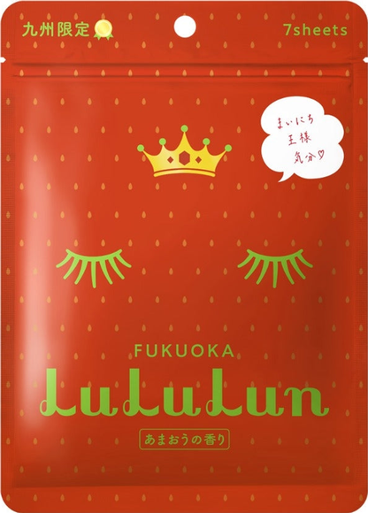 Fukuoka LuLuLun Amaou Strawberry single pouch, 7 sheets