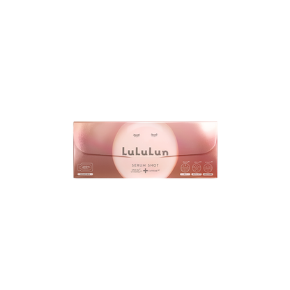 LuLuLun Caffeine Serum Shot 15pcs package on white background