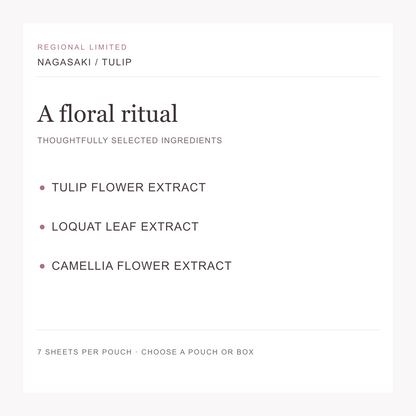 Nagasaki LuLuLun Tulip ingredient highlights