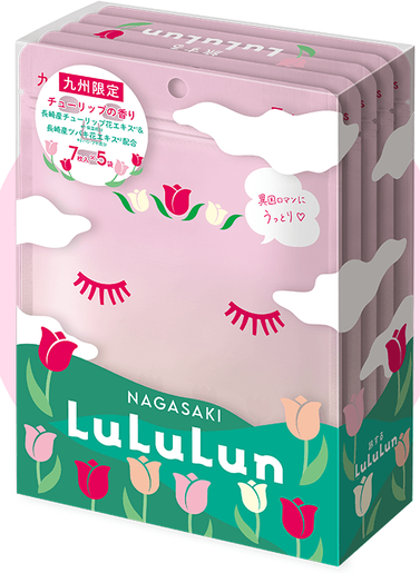 Nagasaki LuLuLun Tulip five-pouch box, 35 sheets