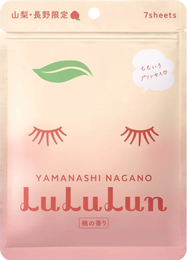 Yamanashi & Nagano LuLuLun Peach single pouch, 7 sheets