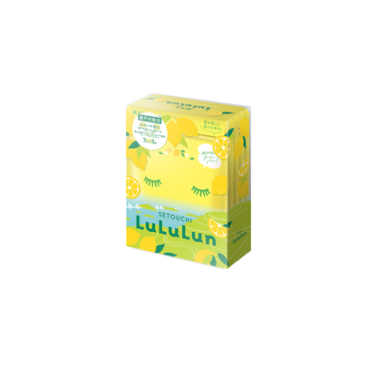 LuLuLun Setouchi Lemon Sheet Mask 7 sheets x 5 packs on white background