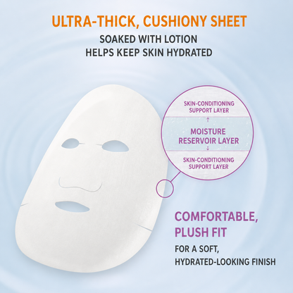 Premium LuLuLun Osmanthus face mask — cushiony sheet