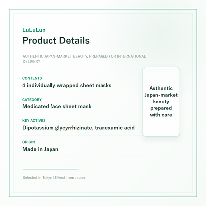 LuLuLun Medicated Brightening Acne Care product details