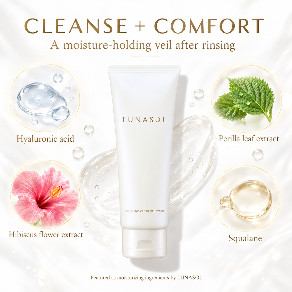 Moisturizing ingredients in Polishing Clear Gel Wash