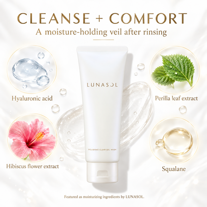 Moisturizing ingredients in Polishing Clear Gel Wash