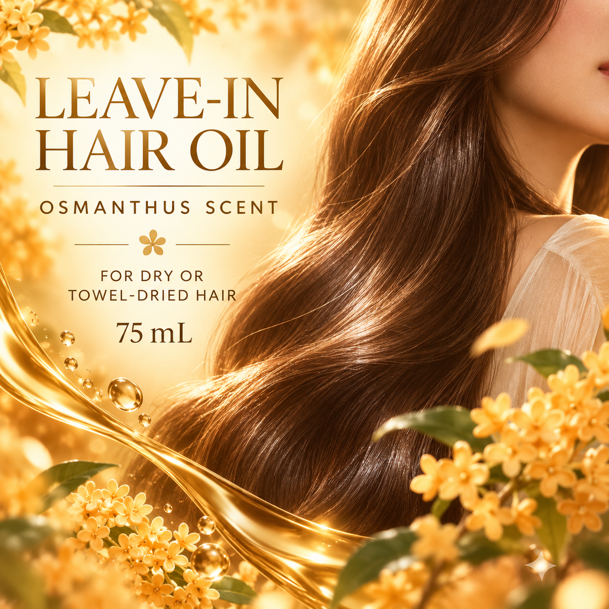 LUX Torotoro Kinmokusei leave-in hair oil feature