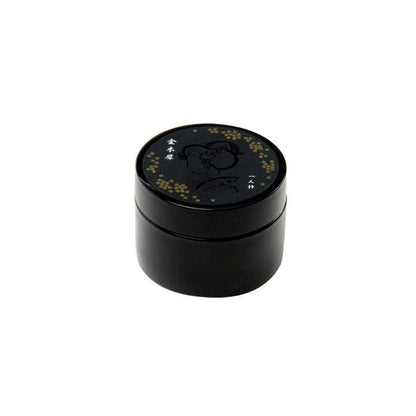 Official Maiko Kosume Kinmokusei cream 70g black jar on white