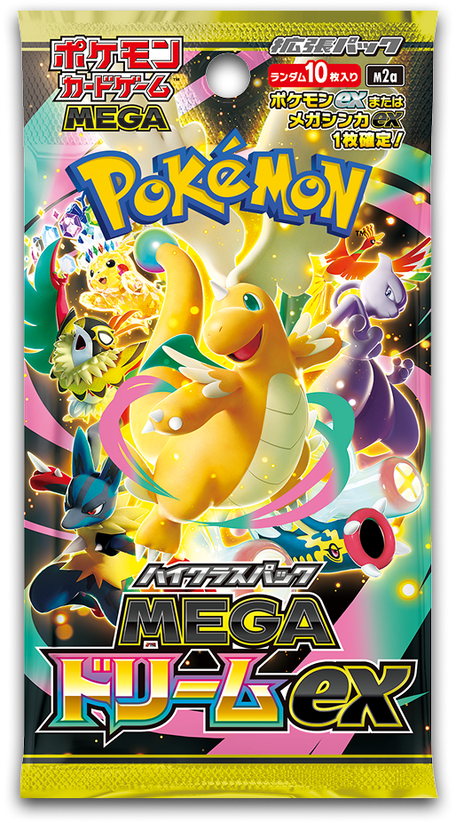 Japanese Pokémon Card Game MEGA Dream ex sealed booster pack
