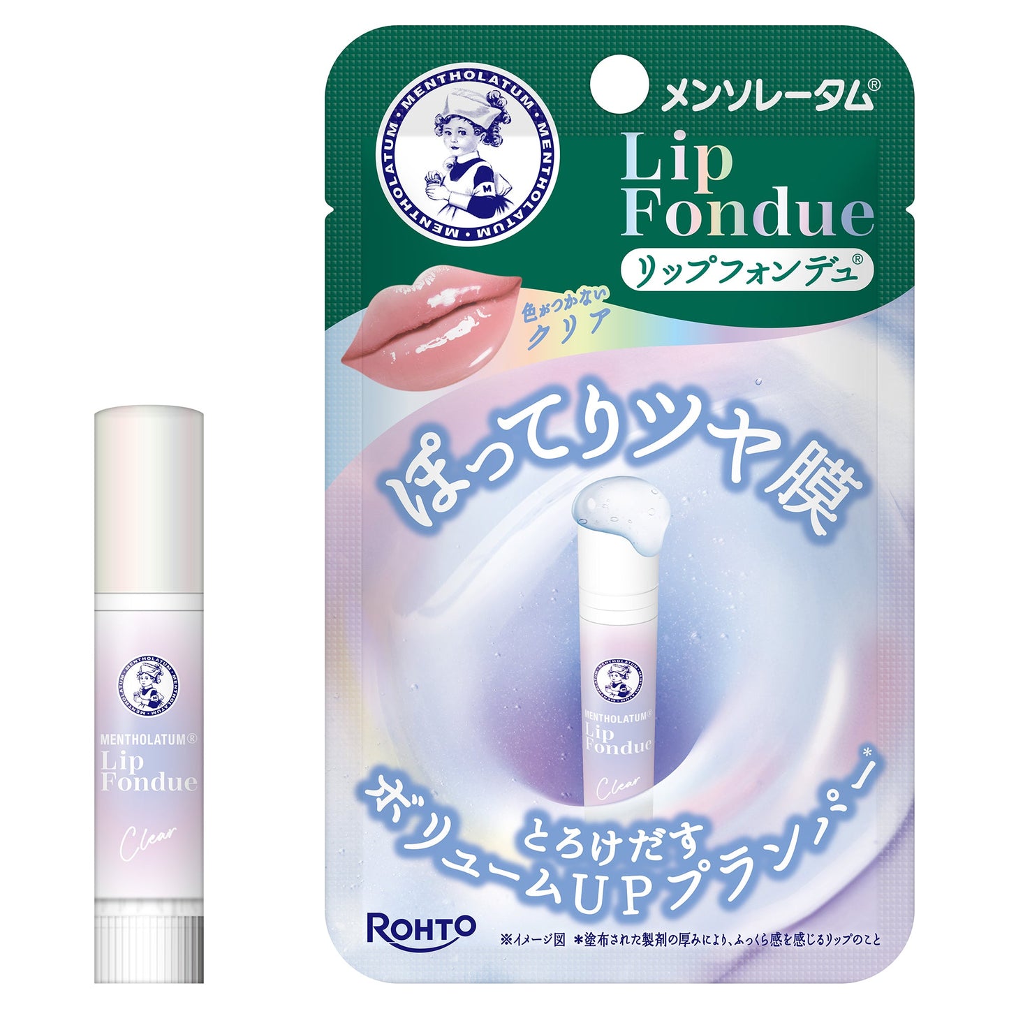 Mentholatum Lip Fondue Clear 3.2g official package image
