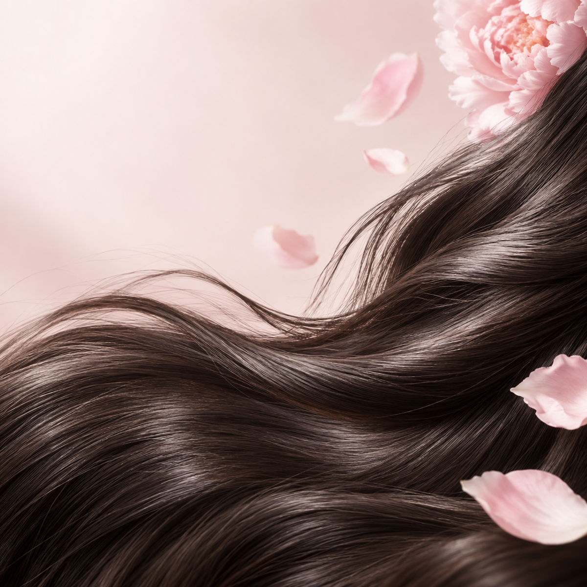 Silky hair and peony-inspired fragrance