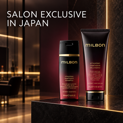 MILBON Vitalizing Dimension salon-exclusive Japanese hair care set
