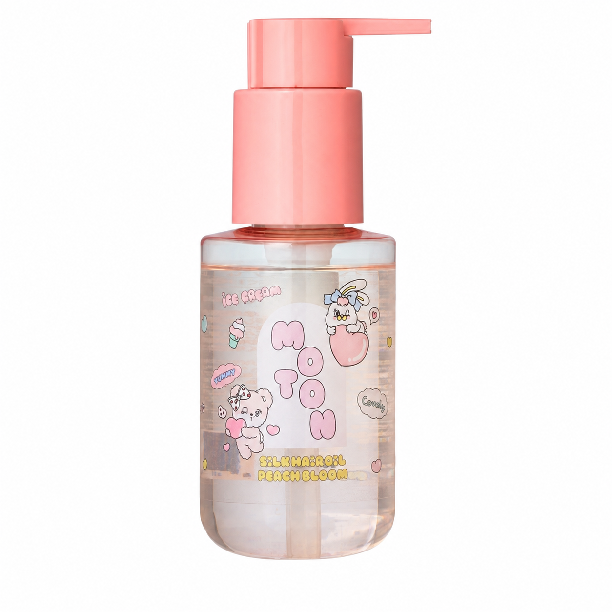 MOTON MOMOREI Peach Bloom hair oil white product image