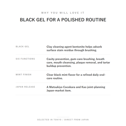 Motto by Deep Clean Black Gel Medicated Whitening Toothpaste 100g why you will love it