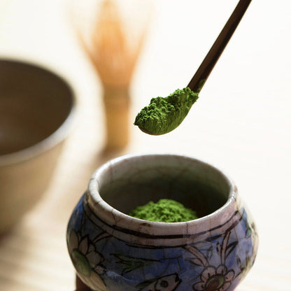 Prepared matcha tea for Nakamura Tokichi Senun no Shiro